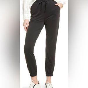 Treasure & Bond High Waist Black Modal Joggers Size S Soft Lounge Pants